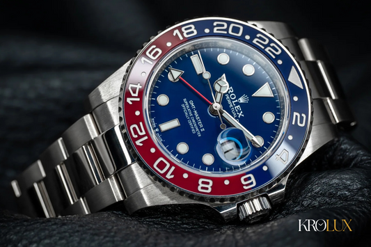 KROLUX Rolex GMT-Master II Pepsi Blue Dial Timepiece