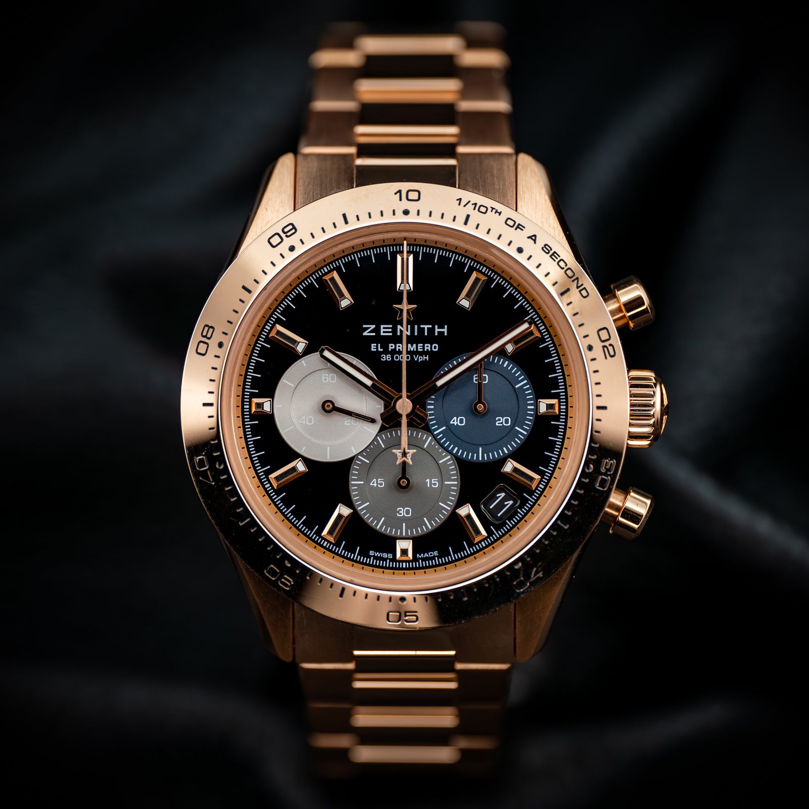 Zenith Chronomaster Sport Rose Gold Black Dial