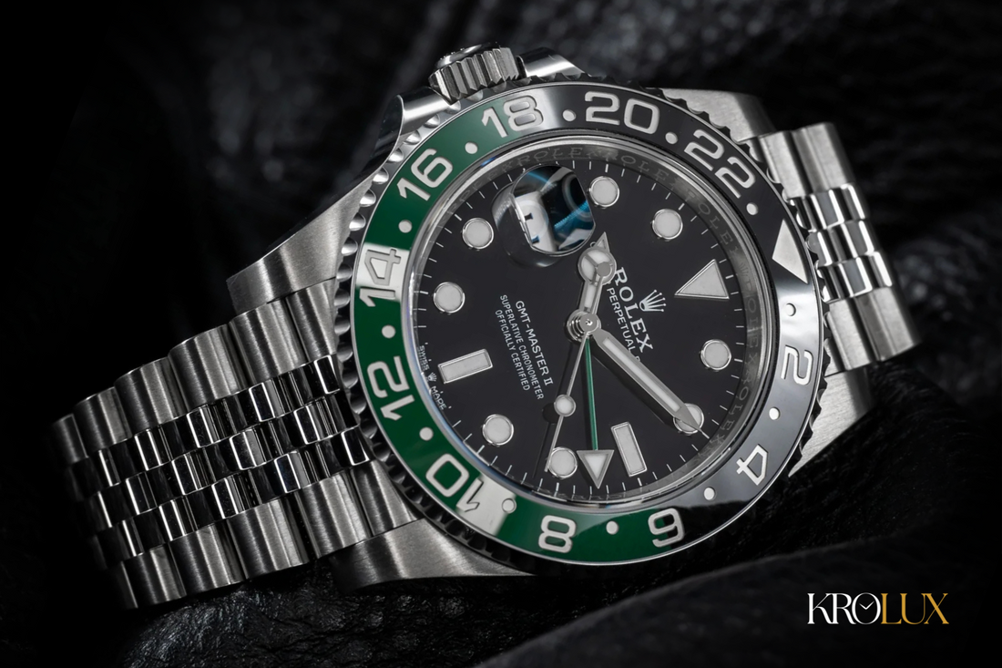KROLUX Rolex GMT Master-II Sprite Left Handed Watch
