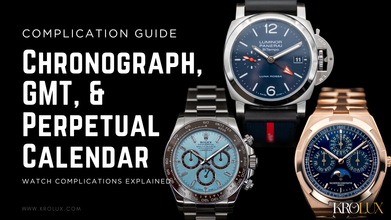 Watch Complications Explained: Chronograph, GMT, and Perpetual Calendar