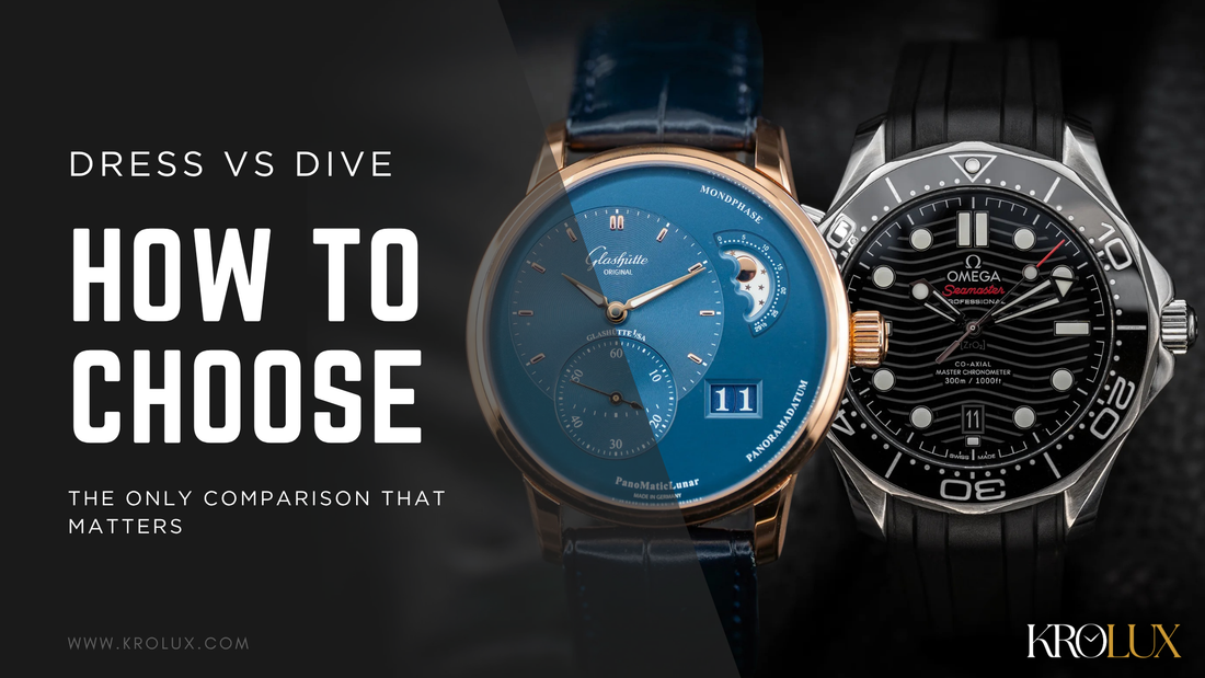 Dress Watches vs Dive Watches: How to Actually Choose
