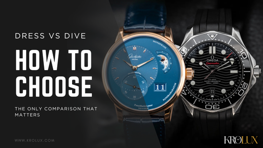Dress Watches vs Dive Watches: How to Actually Choose