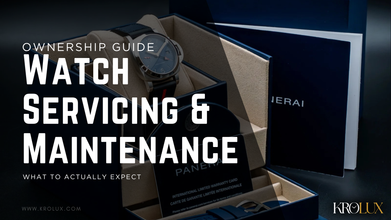 Watch Servicing and Maintenance: What to Actually Expect