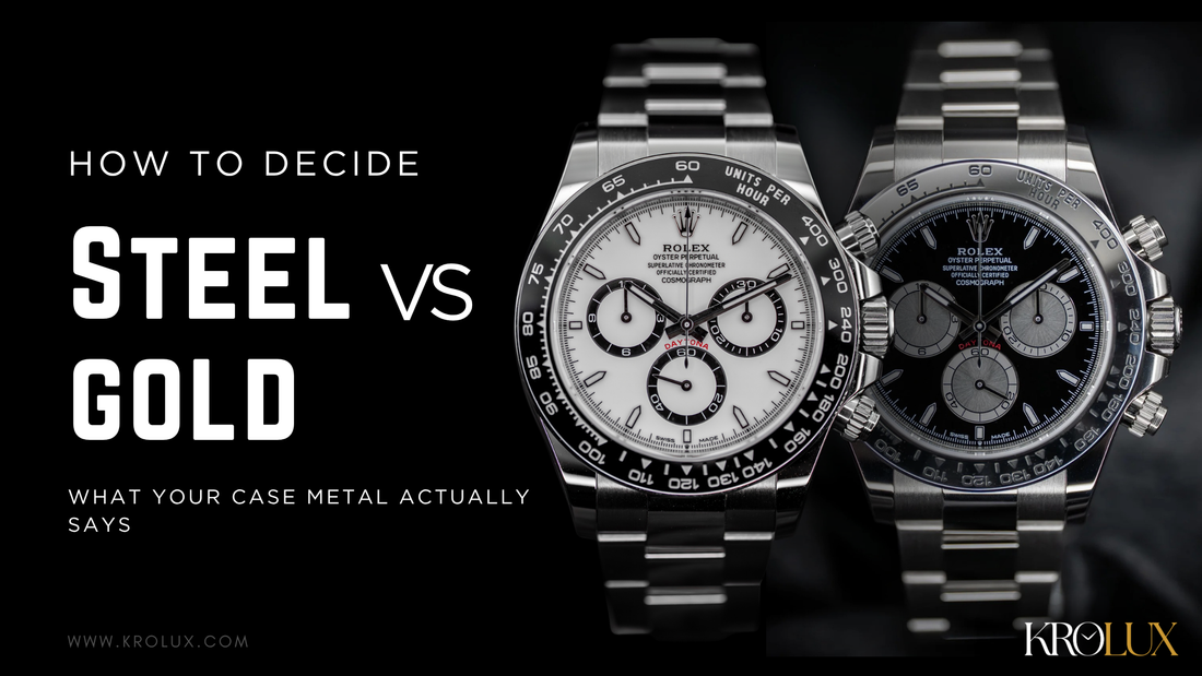 Steel vs Gold Watches: How to Actually Decide
