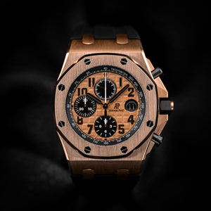 Audemars Piguet Royal Oak Offshore Gold Dial Rose Gold "Half Brick"