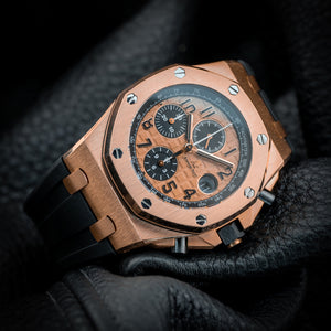Audemars Piguet Royal Oak Offshore Gold Dial Rose Gold "Half Brick"