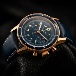Blancpain Air Command 42.5mm Red Gold Blue Dial