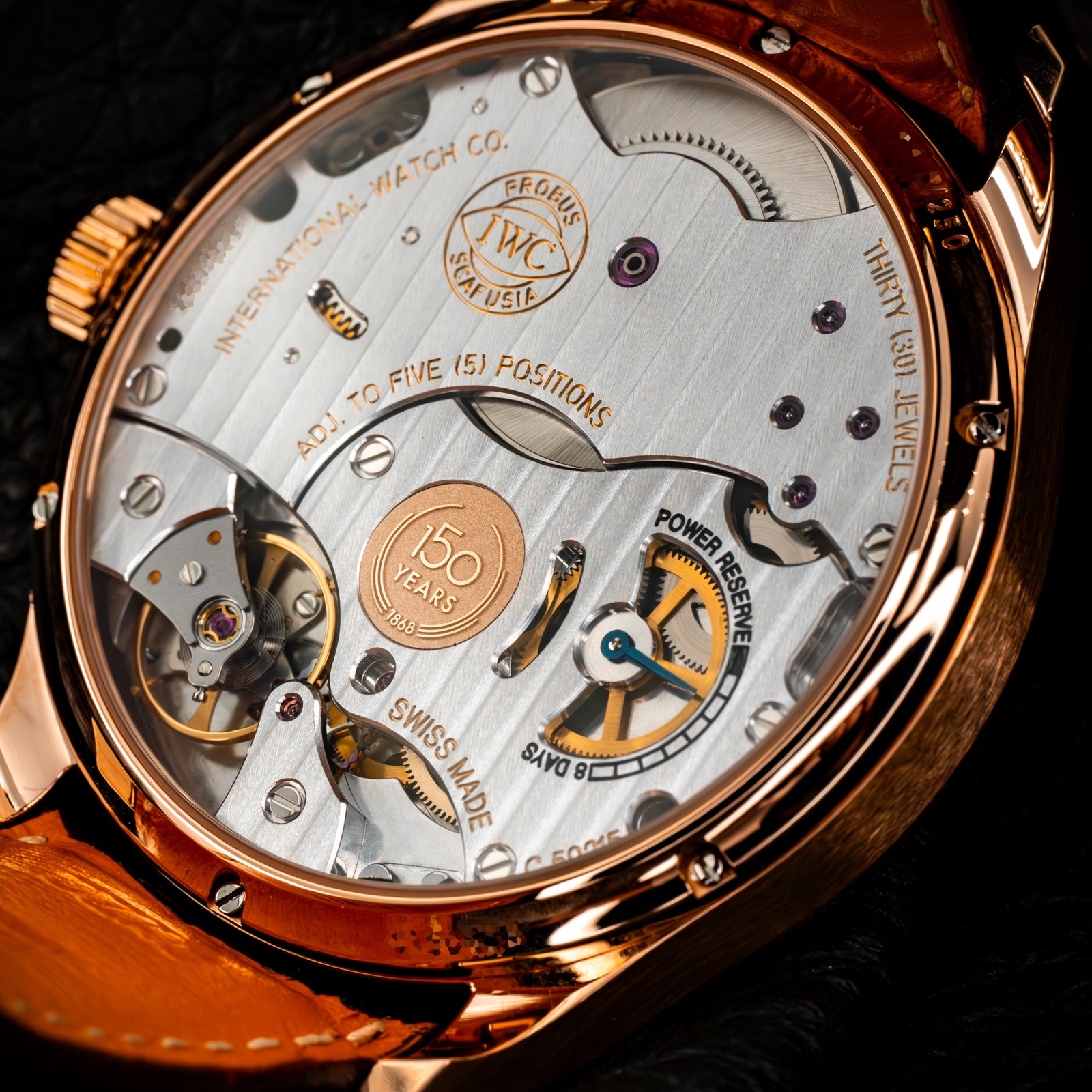 IWC Portuguese Hand-Wound Eight Days Edition 150 Years