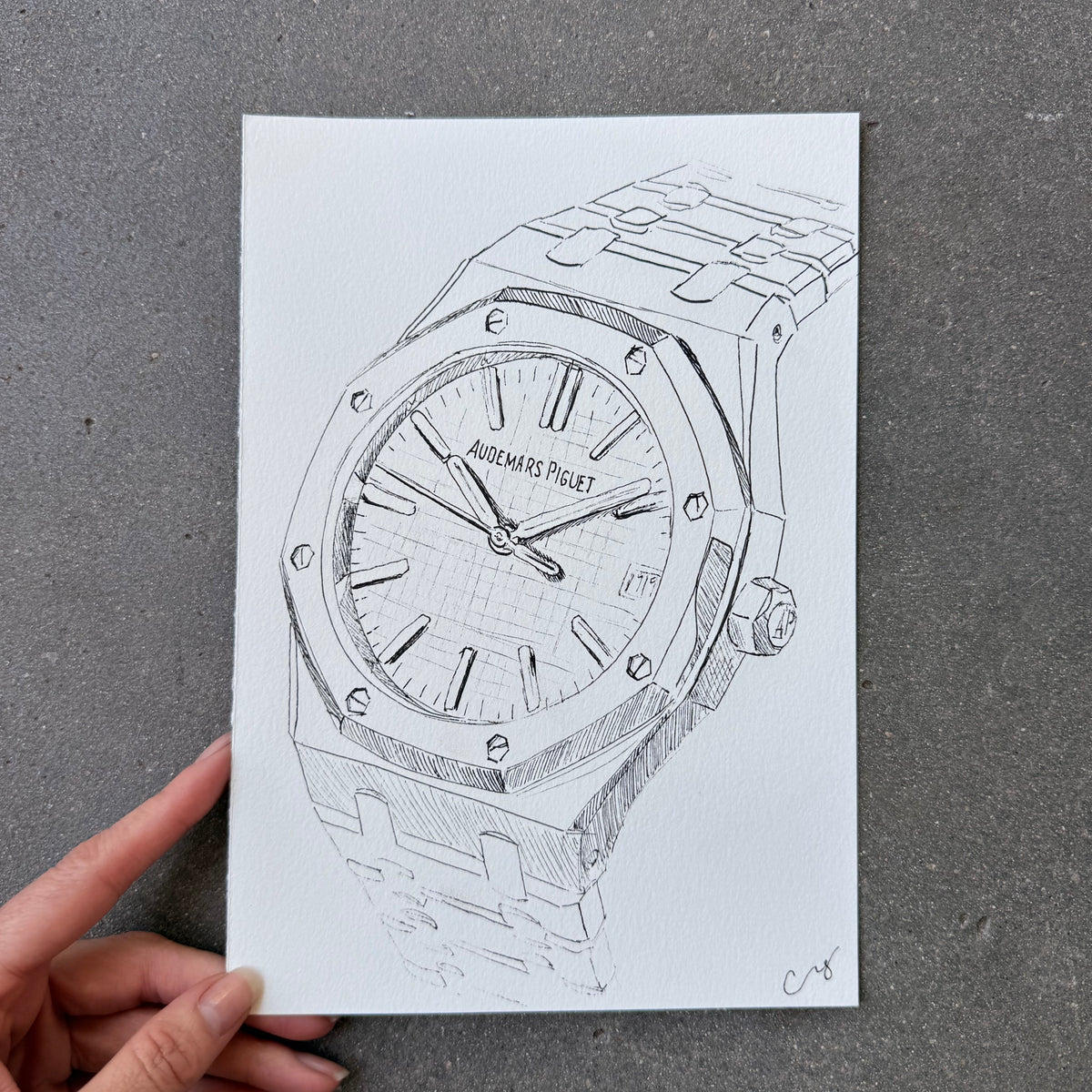 AP Royal Oak, Original Illustration