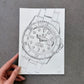 Rolex Submariner, Wide View, Original Illustration