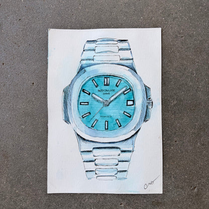 Patek Philippe Nautilus, Original Illustration
