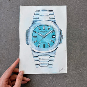 Patek Philippe Nautilus, Original Illustration