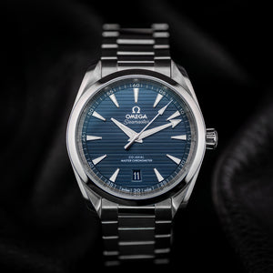 Omega Seamaster Aquaterra Blue Dial 38mm Box & Papers 220.10.38.20.03.001