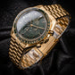 Omega Speedmaster Moonwatch Professional Gold Green Dial