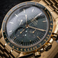 Omega Speedmaster Moonwatch Professional Gold Green Dial
