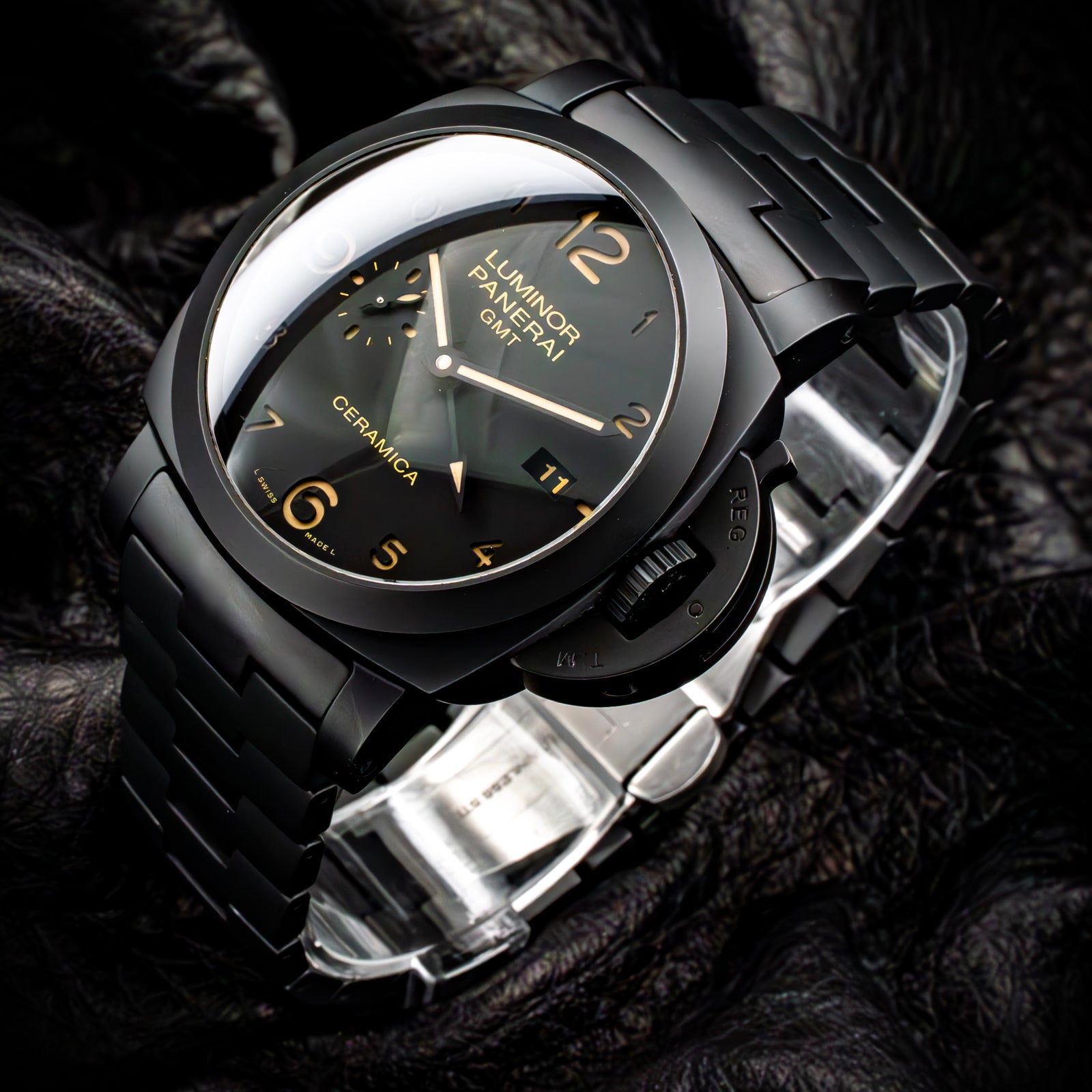 Luminor 1950 ブラック Panerai Luminor Black Men's Watch - 1950 for sale online | eBay