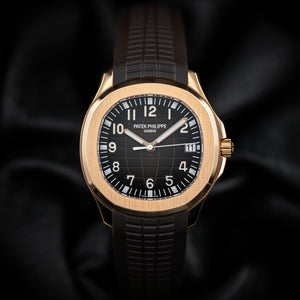 Patek Philippe Aquanaut Rose Gold Brown Dial 5167R-001