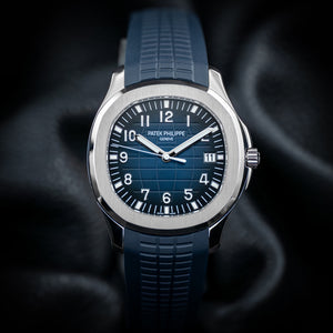 Patek Philippe Aquanaut White Gold Blue Dial 5168G-001