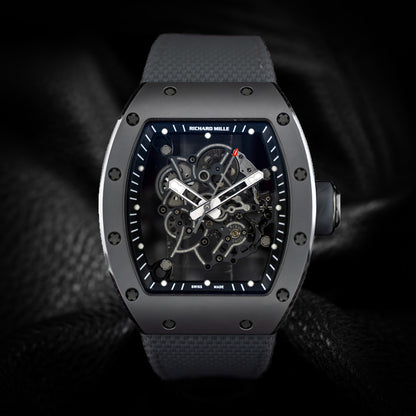 Richard Mille Bubba Watson Black Ceramic Skeleton Dial RM055
