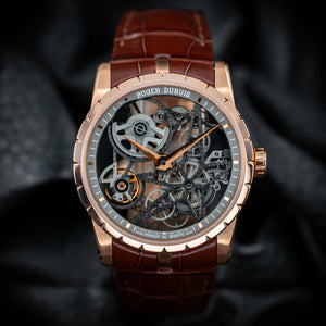 Roger Dubuis Excalibur Monobalancier 42 18kt Rose Gold Skeleton