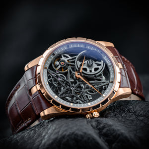Roger Dubuis Excalibur Monobalancier 42 18kt Rose Gold Skeleton