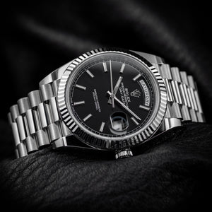 Rolex Day-Date 40 Platinum Black Dial