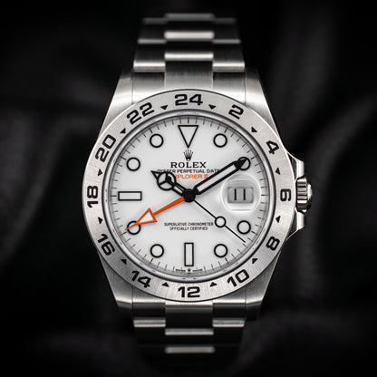Rolex Explorer II Polar White Dial GMT