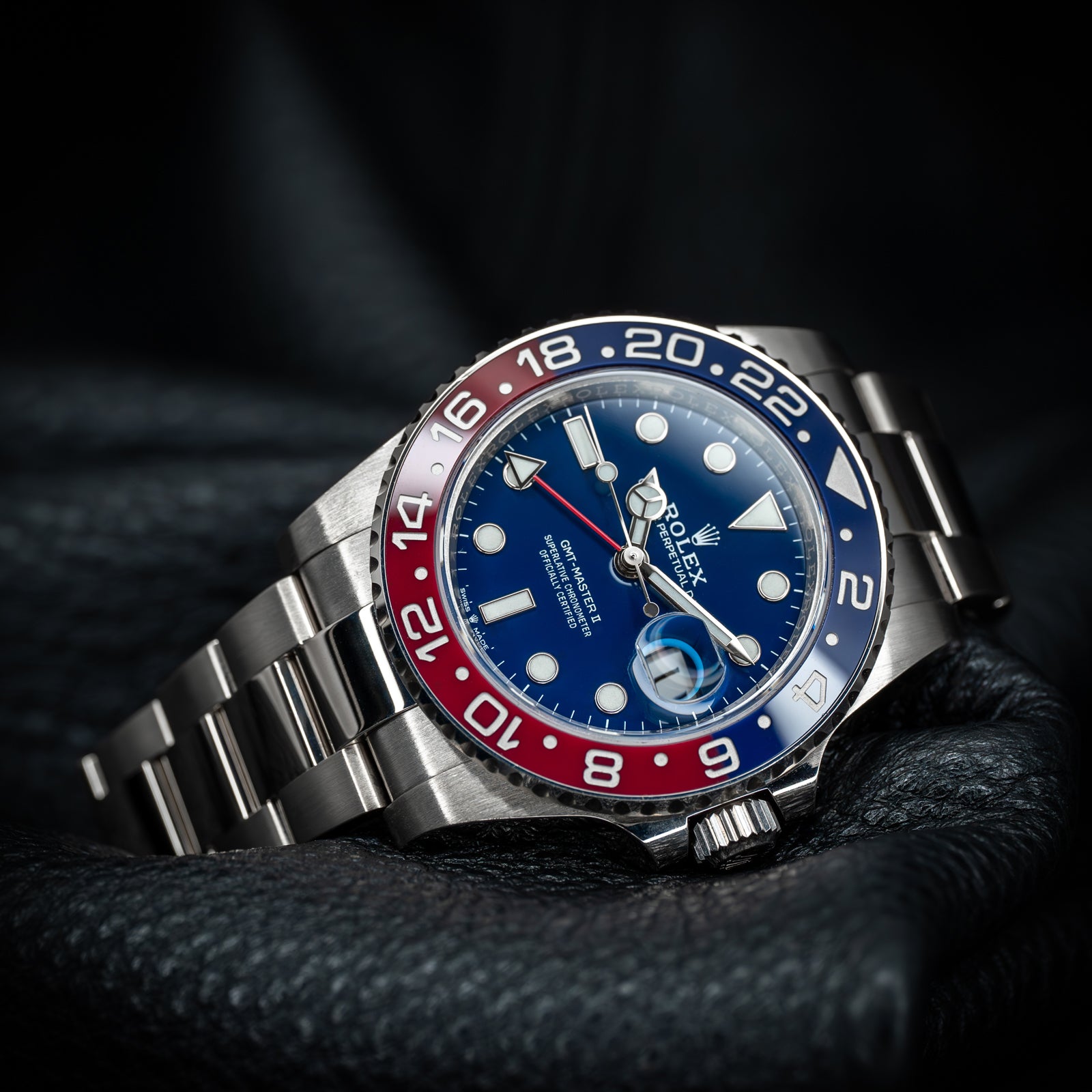Rolex GMT-Master II Pepsi White Gold Blue Dial - Main Image