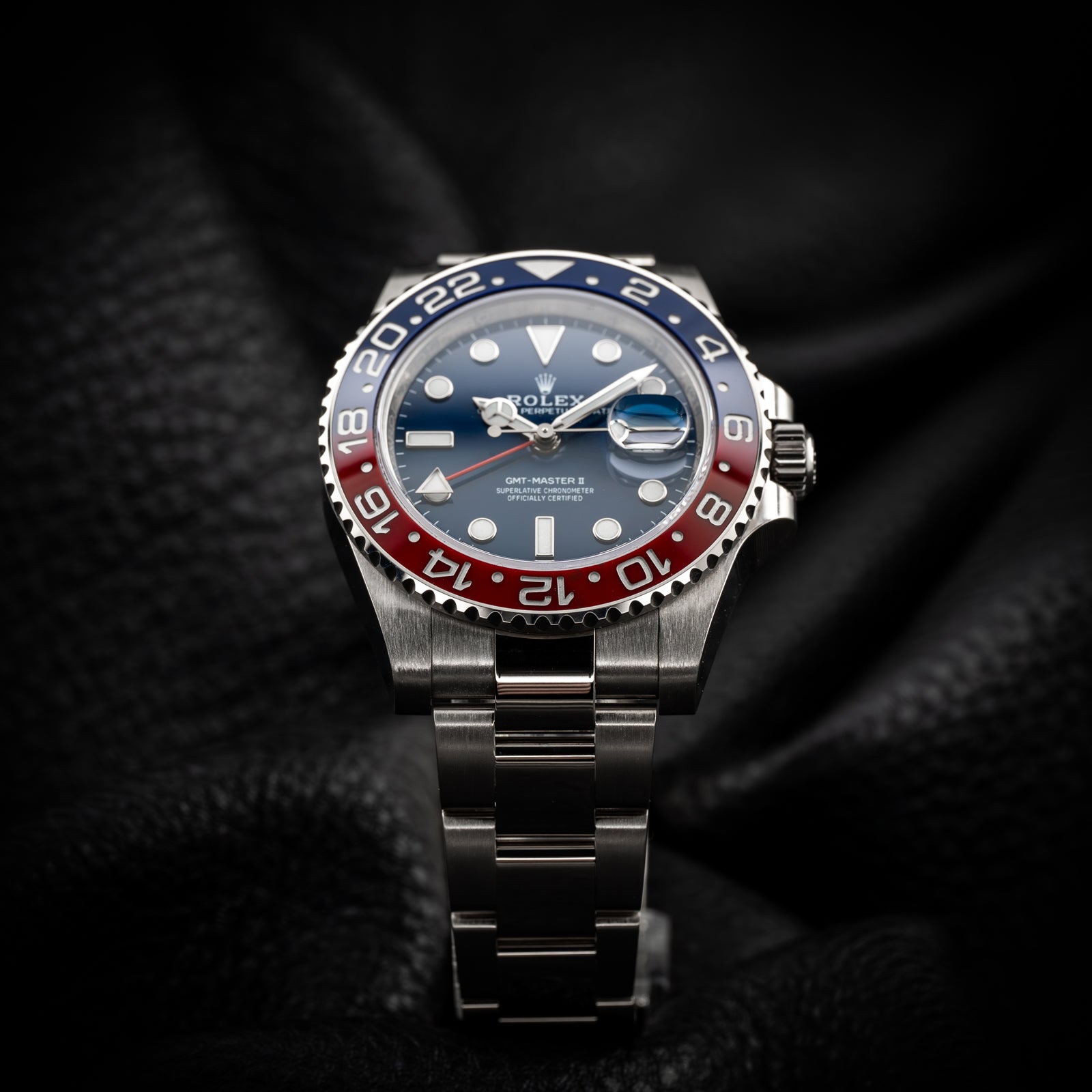Rolex GMT-Master II Pepsi White Gold Blue Dial