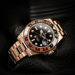Rolex GMT Master II Rootbeer Rose Gold 126715CHNR