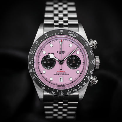 Tudor Black Bay Pink Dial Chronograph