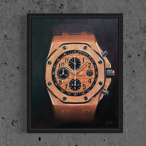 "Audemars Piguet Half Brick" Original Oil Painting