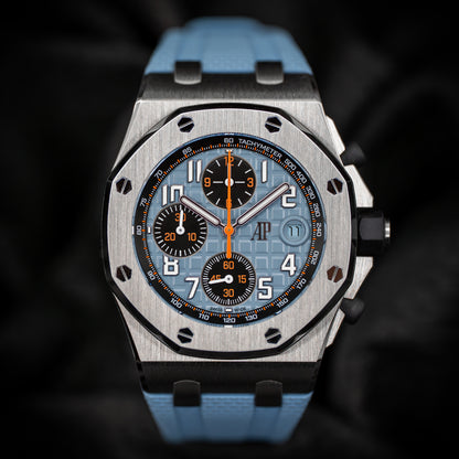 Audemars Piguet Royal Oak Offshore Baby Blue 42mm Flyback Chronograph 26238ST.OO.A340CA.01