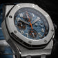 Audemars Piguet Royal Oak Offshore Baby Blue 42mm Flyback Chronograph 26238ST.OO.A340CA.01