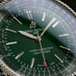 Breitling Navitimer Automatic 41 Green Dial A17326 Complete Set