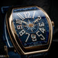 Franck Muller Vanguard Yachting Rose Gold Blue Dial 41mm V 41 SC DT 5N YACHT BL