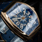 Franck Muller Vanguard Yachting Rose Gold Blue Dial 41mm V 41 SC DT 5N YACHT BL
