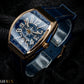Franck Muller Vanguard Yachting Rose Gold Blue Dial 41mm V 41 SC DT 5N YACHT BL