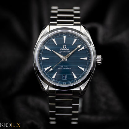 Omega Seamaster Aqua Terra 150M Co-Axial Master Chronometer 41mm Blue Dial Watch
