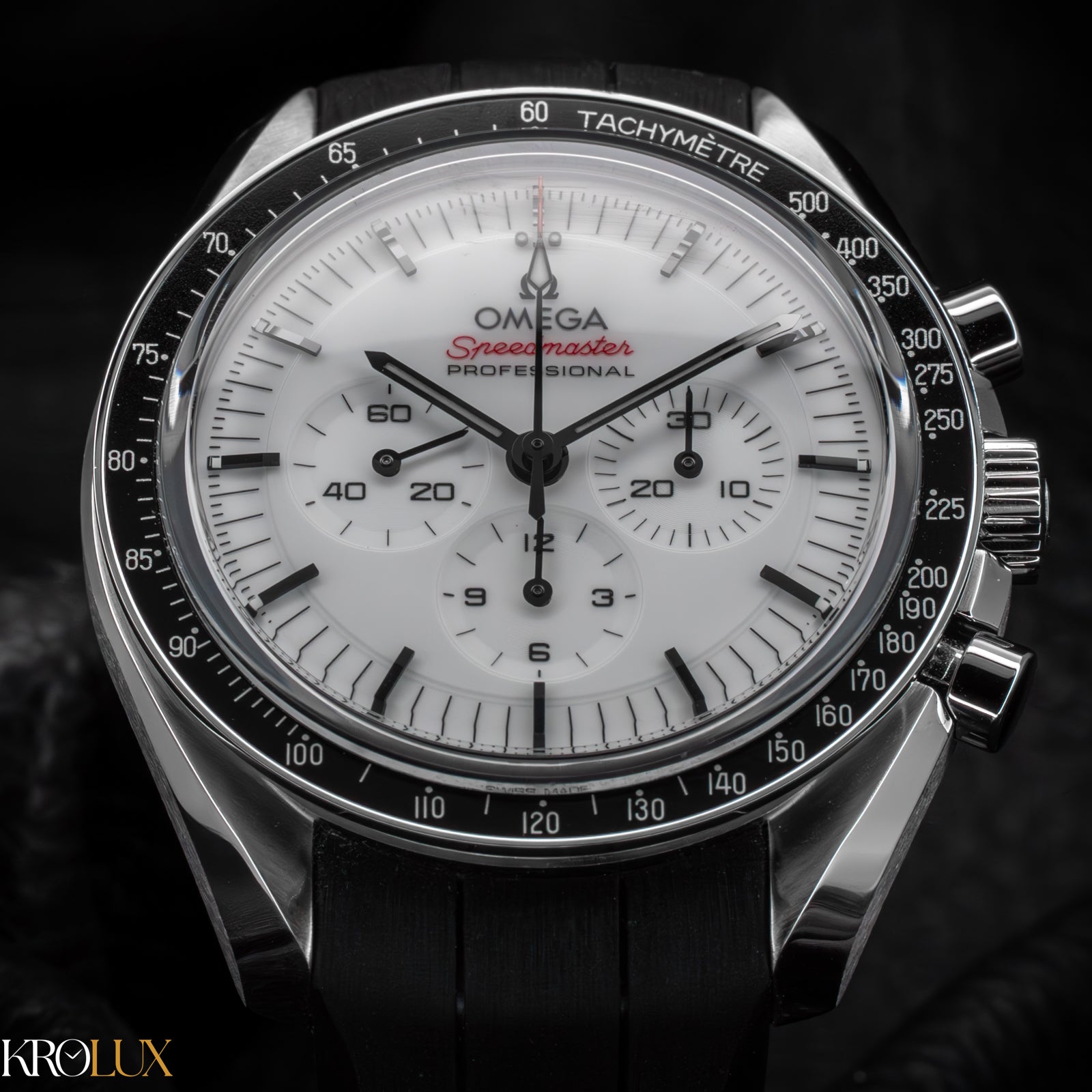 Omega Speedmaster Moonwatch Professional White Dial Strap