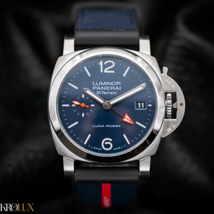 Panerai Luminor Quaranta BiTempo Luna Rossa 40mm Watch PAM01404