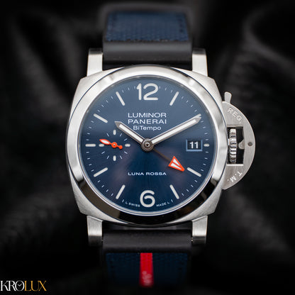 Panerai Luminor Quaranta BiTempo Luna Rossa 40mm Watch PAM01404