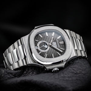 Patek Philippe Nautilus Annual Calendar Moon Phase Black Dial 5726/1A-001