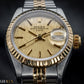 Rolex Lady-Datejust 26mm Two-Tone Linen Dial 69173