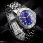 UTS Munchen 1000M Dive Watch Purple Dial Stainless Steel