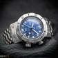 UTS München 4000M GMT Professional Diver Indigo Dial Steel Complete Set