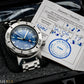 UTS München 4000M GMT Professional Diver Indigo Dial Steel Complete Set