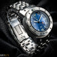UTS München 4000M GMT Professional Diver Indigo Dial Steel Complete Set