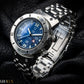 UTS München 4000M GMT Professional Diver Indigo Dial Steel Complete Set