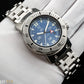 UTS München 4000M GMT Professional Diver Indigo Dial Steel Complete Set